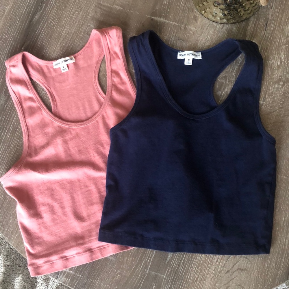 Crop tank tops by Zenana Outfitters